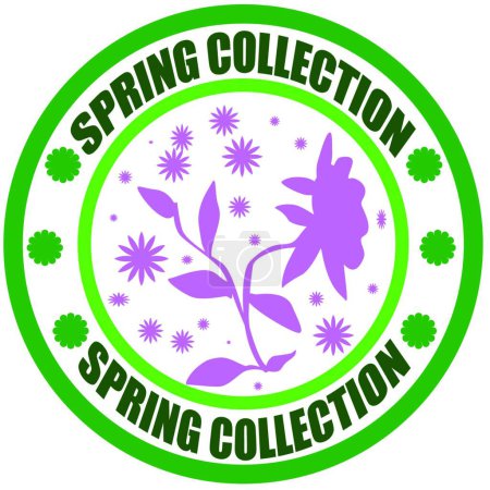 Illustration for Spring collection, graphic vector illustration - Royalty Free Image