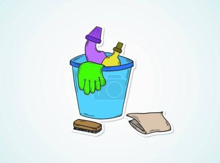 Illustration for Cleaners, graphic vector illustration - Royalty Free Image