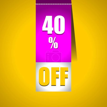 Illustration for Off percent, graphic vector illustration - Royalty Free Image