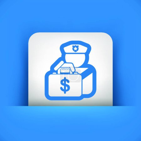 Illustration for Security bank vector illustration - Royalty Free Image