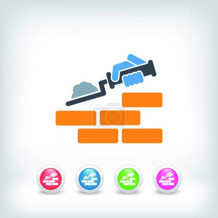 Illustration for Building icon, vector illustration simple design - Royalty Free Image