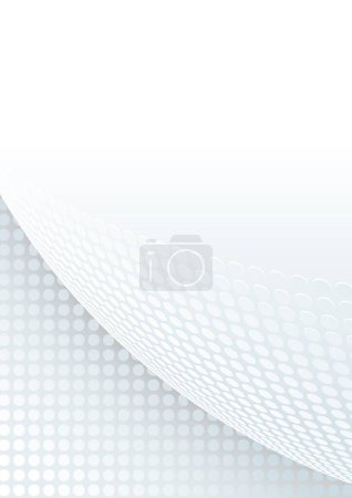 Illustration for Dotted Page Curl vector illustration - Royalty Free Image