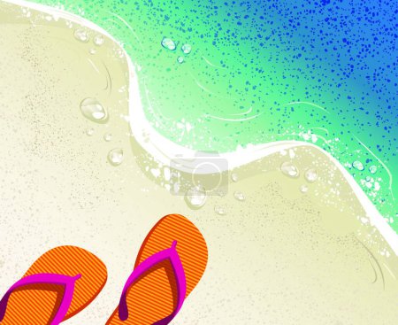Illustration for Summer holidays vector illustration - Royalty Free Image