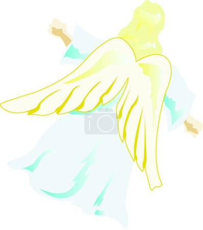 Illustration for Illustration of the Angel - Royalty Free Image