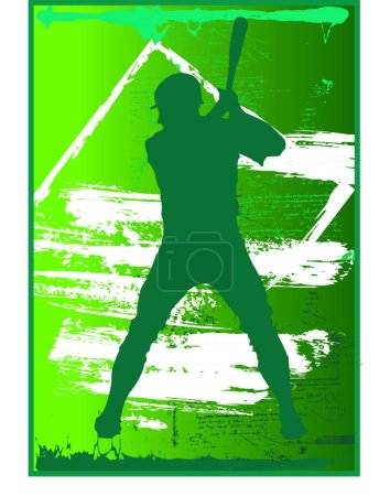 Illustration for Baseball icon vector illustration - Royalty Free Image