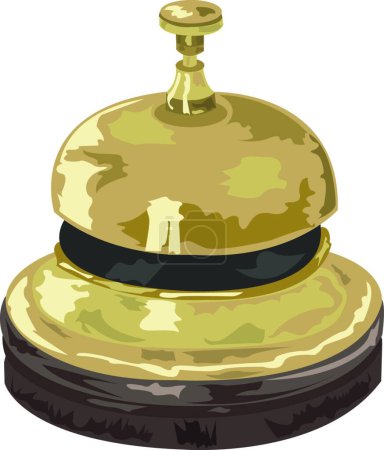 Ilustración de "campana "icono web vector ilustración - Imagen libre de derechos