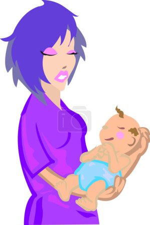 Illustration for Illustration of the Baby - Royalty Free Image