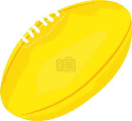 Illustration for Illustration of the Aussie Rules Football - Royalty Free Image