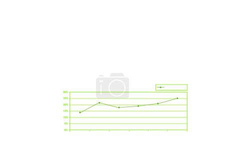 Ilustración de Gráfico verde, ilustración vectorial gráfica - Imagen libre de derechos