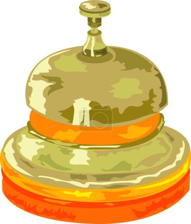 Illustration for "bell " web icon vector illustration - Royalty Free Image