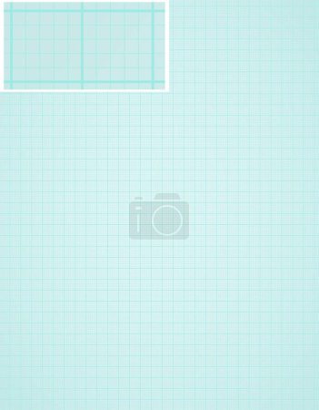 Illustration for Graph paper vector illustration - Royalty Free Image