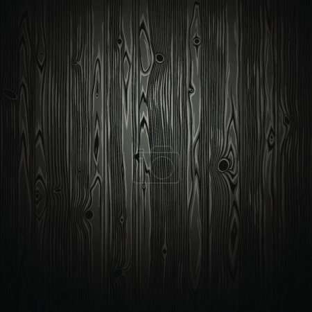 Illustration for Dark Wooden Pattern vector illustration - Royalty Free Image