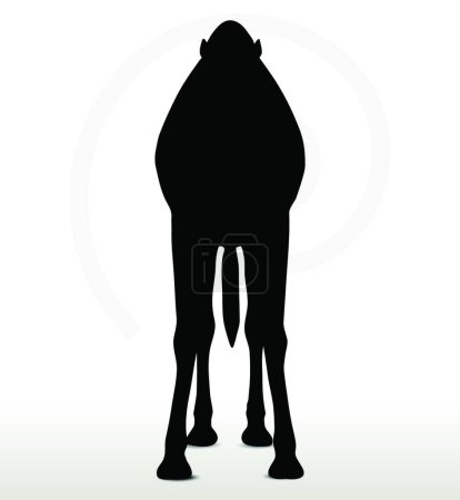 Ilustración de Camello en pose predeterminada - Imagen libre de derechos