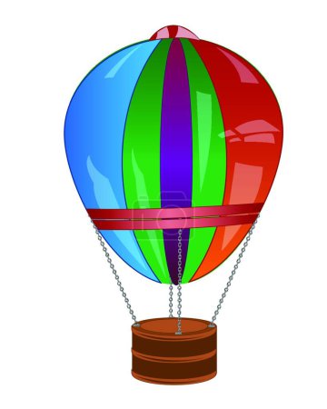 Ilustración de Bola de aire, ilustración vectorial diseño simple - Imagen libre de derechos