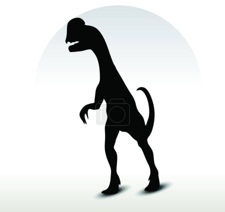 Illustration for Prehistoric dinosaur  vector illustration - Royalty Free Image