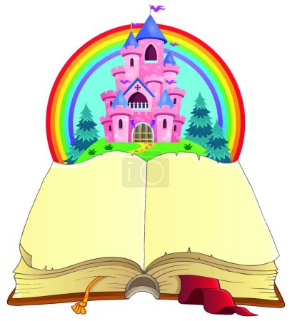 Illustration for "Fairy tale book theme image " - Royalty Free Image