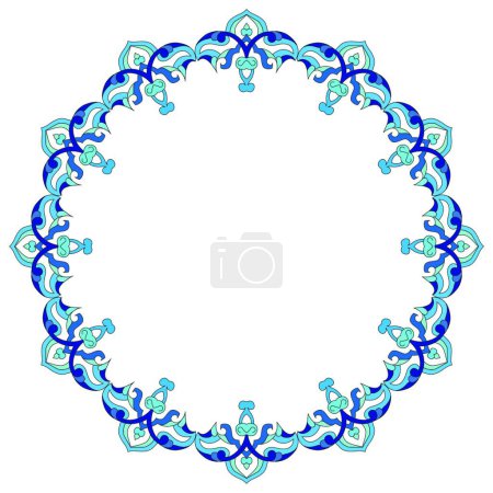 Illustration for Artistic ottoman pattern series eighty nine - Royalty Free Image