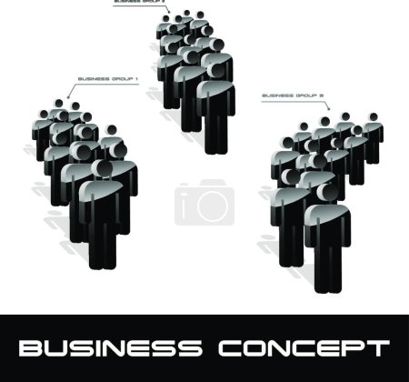 Illustration for Business icon, graphic vector illustration - Royalty Free Image