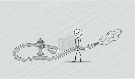Illustration for "fire hydrant vector illustration" - Royalty Free Image