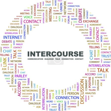 Illustration for Illustration of the INTERCOURSE. - Royalty Free Image