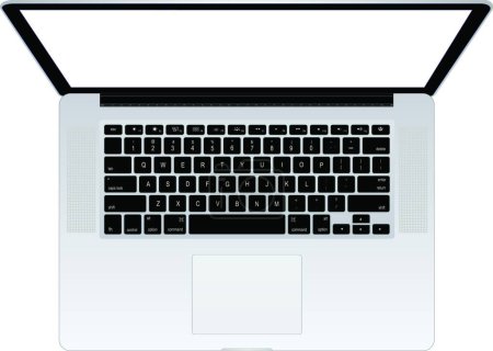 Illustration for Illustration of the macbook pro - Royalty Free Image