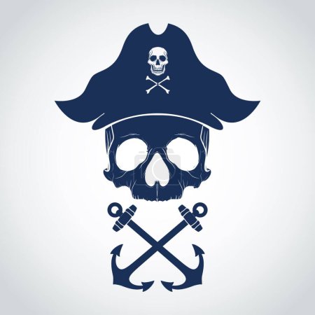 Téléchargez les illustrations : Illustration du logo Pirate - en licence libre de droit