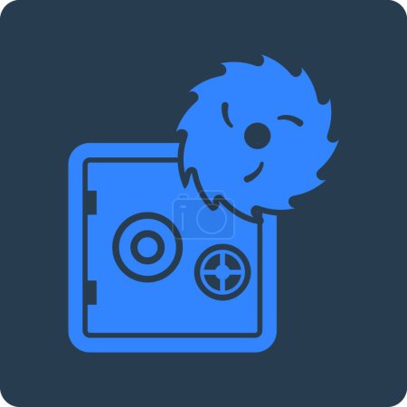 Illustration for Hacking theft icon, vector illustration - Royalty Free Image