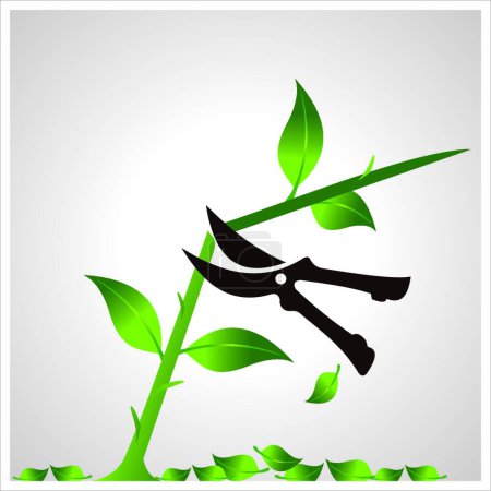 Illustration for Plant & agriculture, simple vector illustration - Royalty Free Image