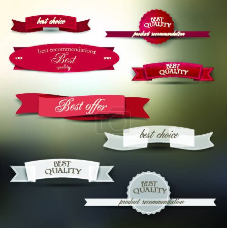 Ilustración de Etiqueta de calidad premium, ilustración vectorial gráfica - Imagen libre de derechos