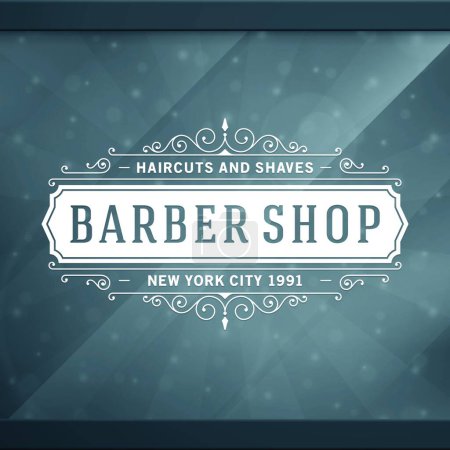 Illustration for "Barber shop" vector illustration - Royalty Free Image