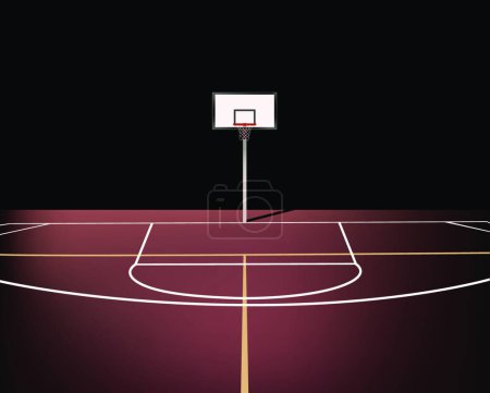 Ilustración de "Fondo de baloncesto "- ilustración vectorial - Imagen libre de derechos