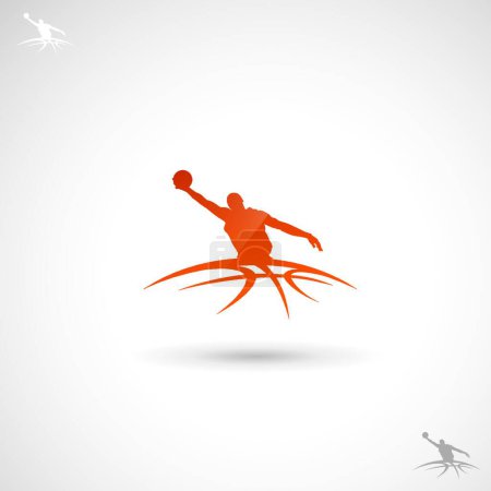 Illustration for "Basketball background" - vector illustration - Royalty Free Image