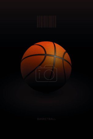 Illustration for Basketball background, graphic vector illustration - Royalty Free Image