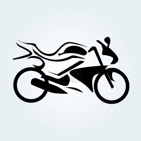 Téléchargez les illustrations : "Dessin abstrait d'une moto" - en licence libre de droit