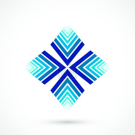 Illustration for Beautiful Snowflake icon, vector illustration - Royalty Free Image