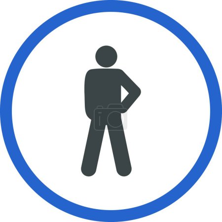Ilustración de "Icono de audacia "icono web vector ilustración - Imagen libre de derechos