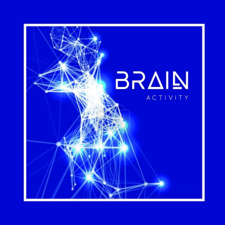 Illustration for "Concept of an Active Human Brain " - Royalty Free Image