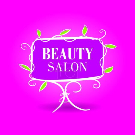 Illustration for Logo beauty salon, simple vector illustration - Royalty Free Image