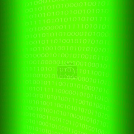 Illustration for Binary Code Background, graphic vector illustration - Royalty Free Image