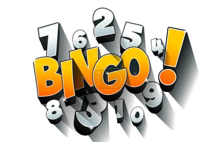 Illustration for "Bingo, Jackpot symbol vector illustration" - Royalty Free Image