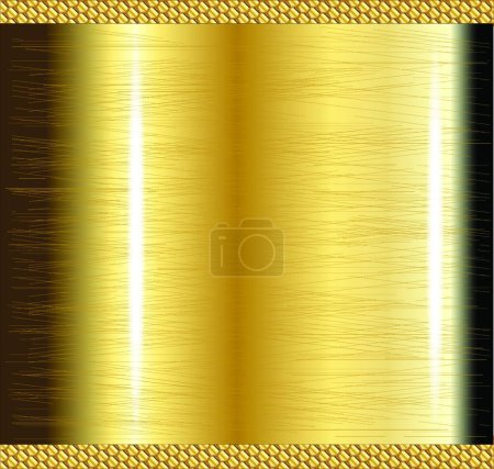 Illustration for Scratched Brass Background, graphic vector illustration - Royalty Free Image