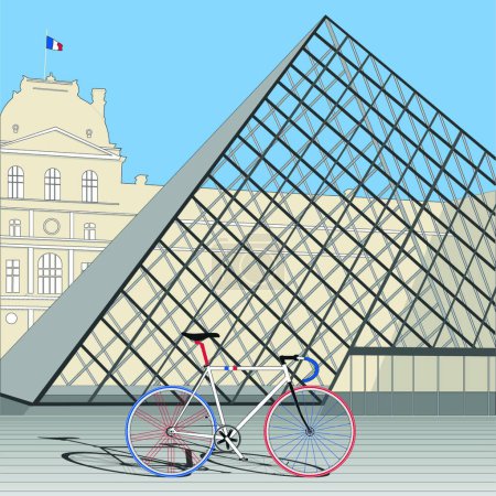 Illustration for Elo de France, graphic vector illustration - Royalty Free Image
