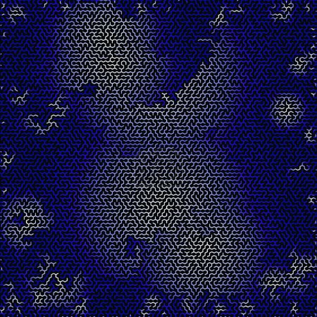 Illustration for Labyrinth or maze, web simple illustration - Royalty Free Image