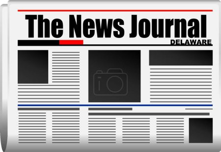 Illustration for Illustration of the News Journal - Royalty Free Image