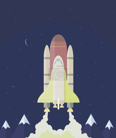 Ilustración de Rocket, web simple illustration - Imagen libre de derechos