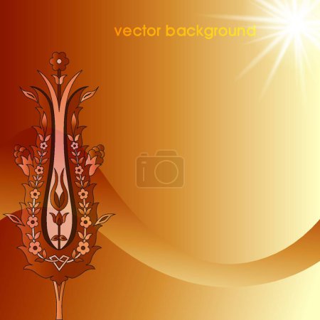 Illustration for Decorative cover template vector illustration - Royalty Free Image