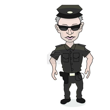 Ilustración de Ilustración de la Policía - Imagen libre de derechos