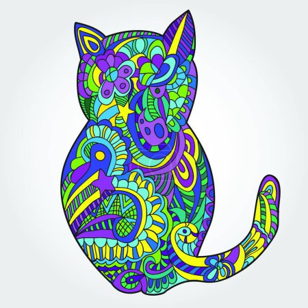 Téléchargez les illustrations : Illustration du chat - en licence libre de droit