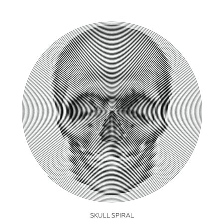 Illustration for Illustration of the skull design element - Royalty Free Image