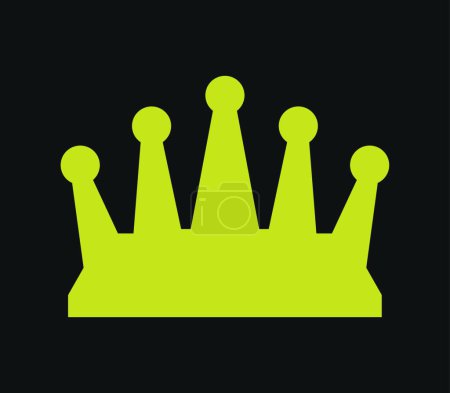 Illustration for Crown icon, web simple illustration - Royalty Free Image